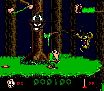 Boogerman - A Pick and Flick Adventure (USA) screen shot game playing